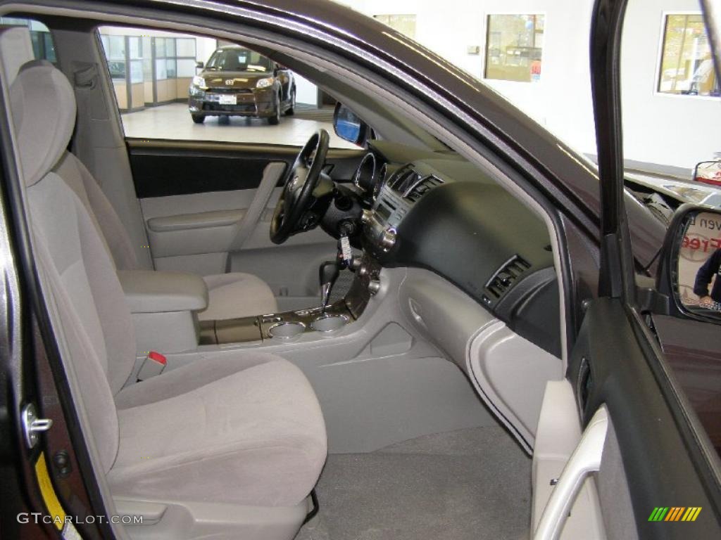 2008 Highlander 4WD - Magnetic Gray Metallic / Ash Gray photo #27