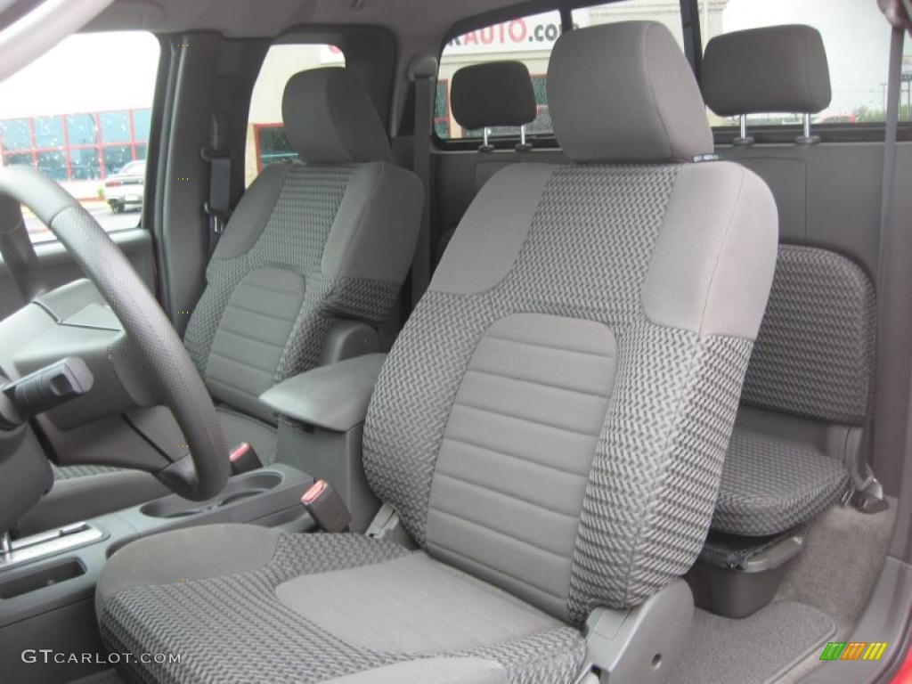 Graphite Interior 2010 Nissan Frontier SE V6 King Cab 4x4 Photo #48354313