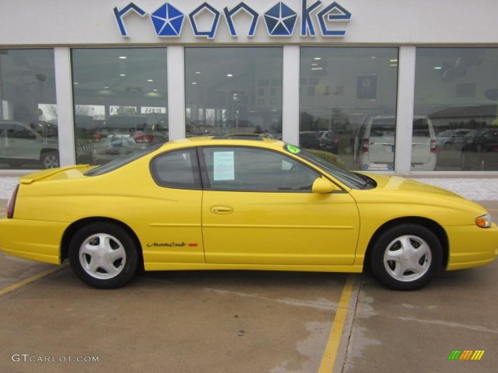 2002 Monte Carlo SS - Competition Yellow / Ebony photo #1