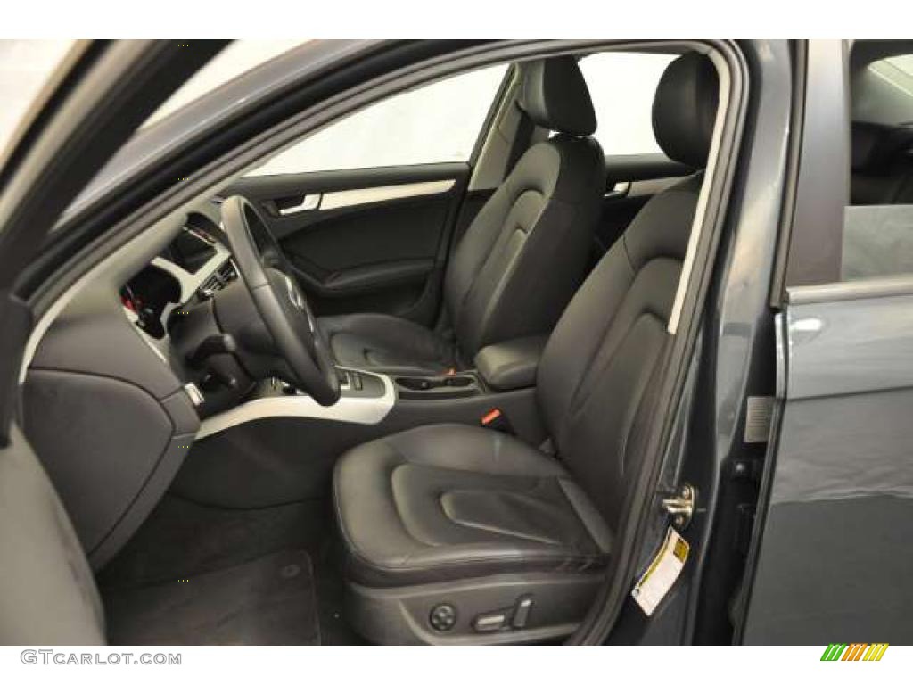 Black Interior 2009 Audi A4 2.0T Sedan Photo #48354928