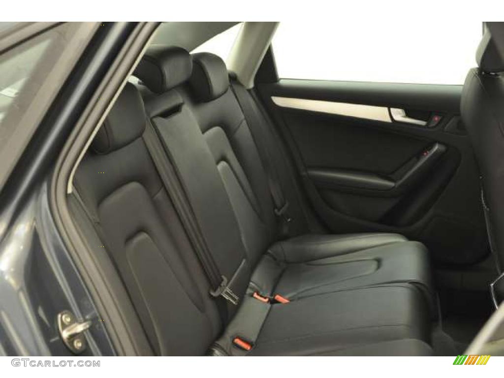 Black Interior 2009 Audi A4 2.0T Sedan Photo #48355015