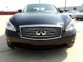 Malbec Black 2012 Infiniti M Hybrid Sedan Exterior