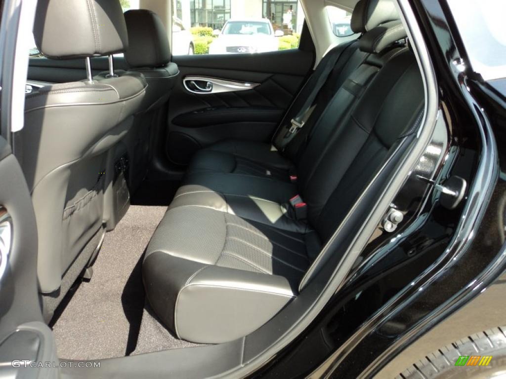 Graphite Interior 2012 Infiniti M Hybrid Sedan Photo #48355618