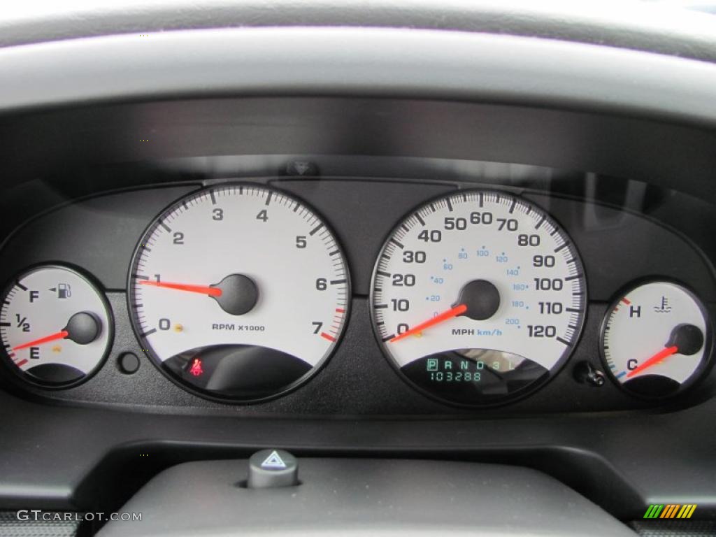 2003 Dodge Stratus SE Sedan Gauges Photo #48356020