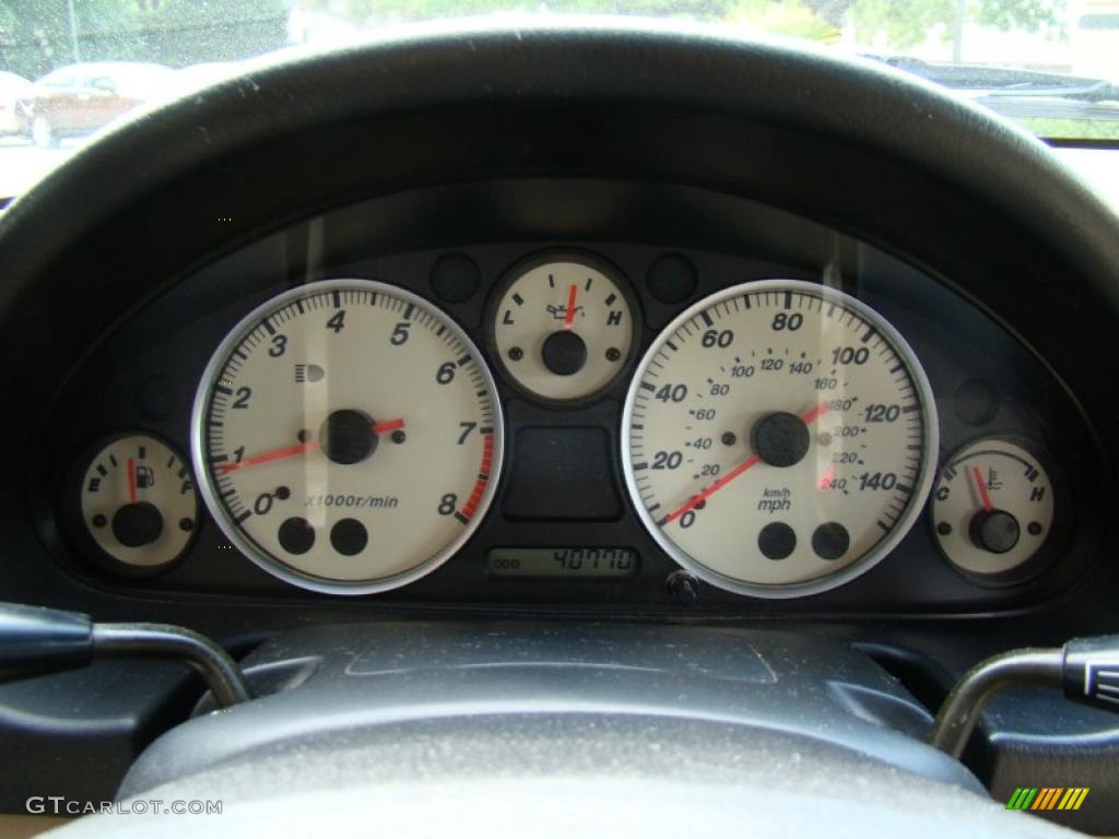 2003 Mazda MX-5 Miata LS Roadster Gauges Photo #48356113