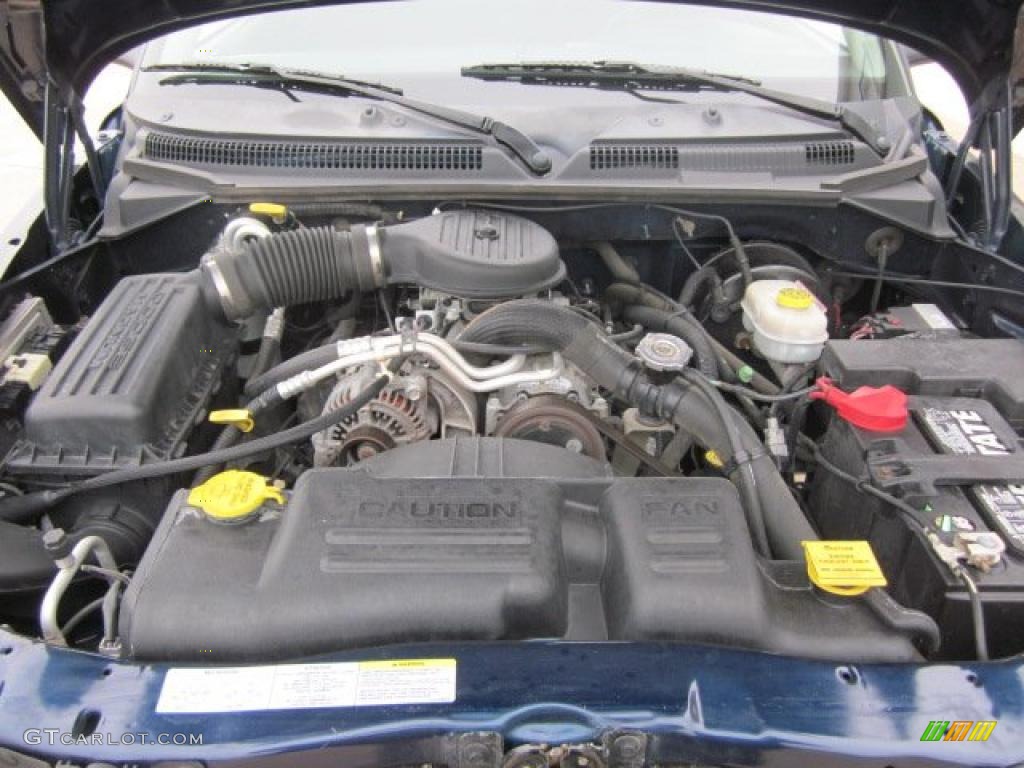 2003 Dodge Dakota SXT Quad Cab 4x4 3.9 Liter OHV 12-Valve V6 Engine Photo #48356179