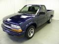 Indigo Blue Metallic 2002 Chevrolet S10 LS Regular Cab Exterior