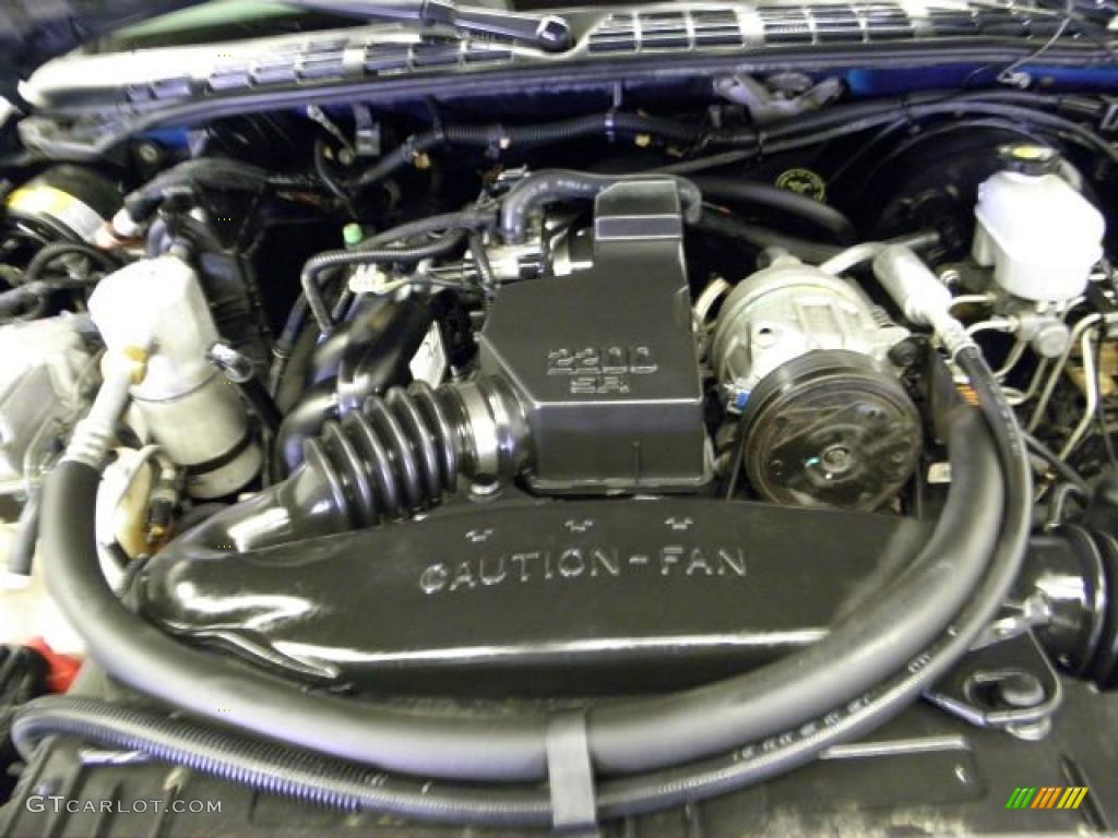 2002 Chevrolet S10 LS Regular Cab 2.2 Liter OHV 8-Valve Flex Fuel 4 Cylinder Engine Photo #48357268