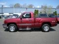 2004 Sport Red Metallic Chevrolet Silverado 1500 LS Regular Cab 4x4  photo #4