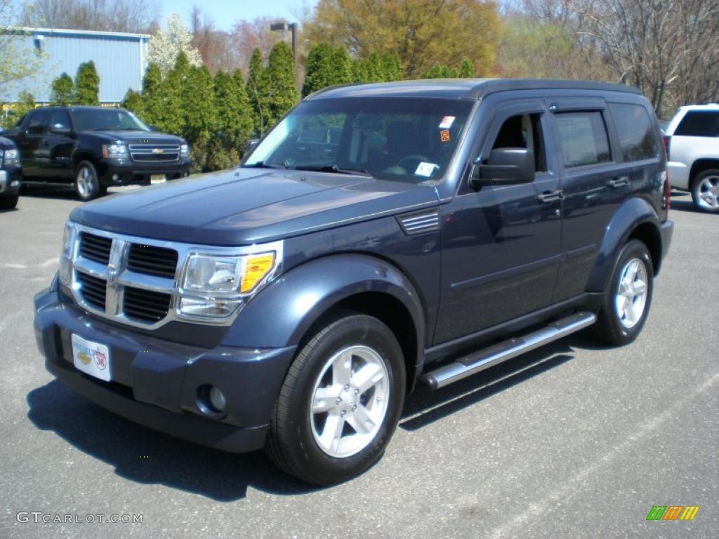 2008 Nitro SLT 4x4 - Modern Blue Pearl / Dark Slate Gray/Light Slate Gray photo #1