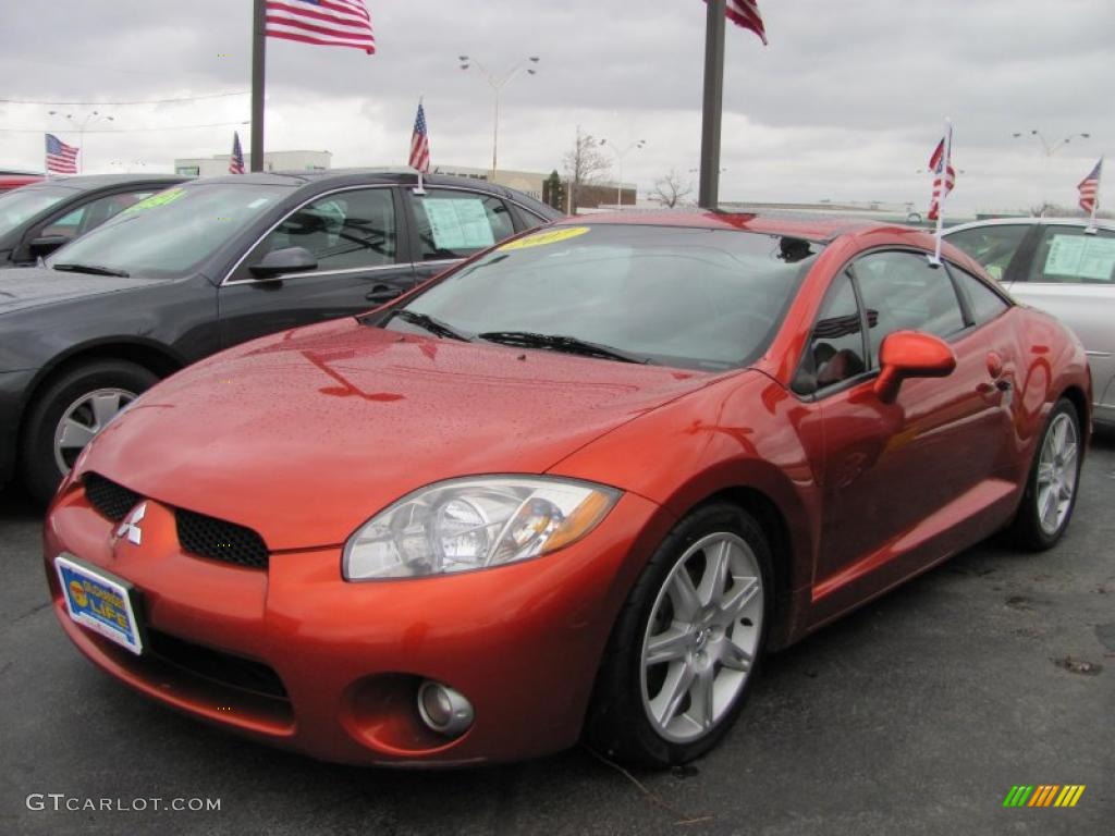 2007 Eclipse GT Coupe - Sunset Pearlescent / Dark Charcoal photo #1