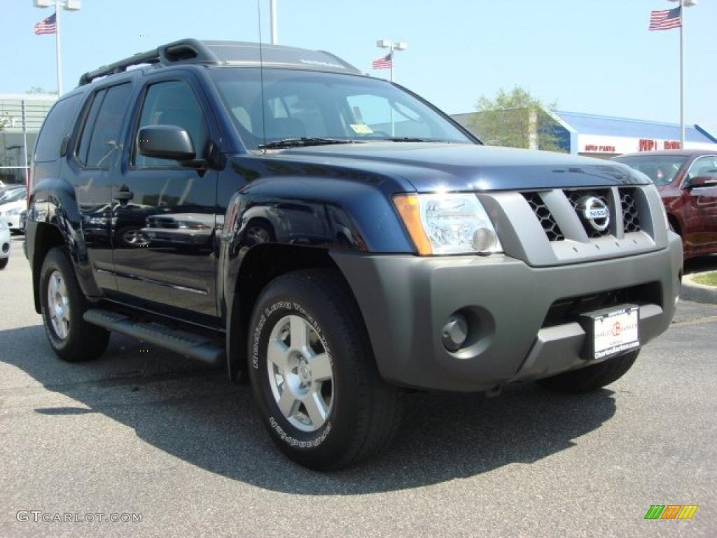 2008 Xterra S 4x4 - Midnight Blue / Steel/Graphite photo #1