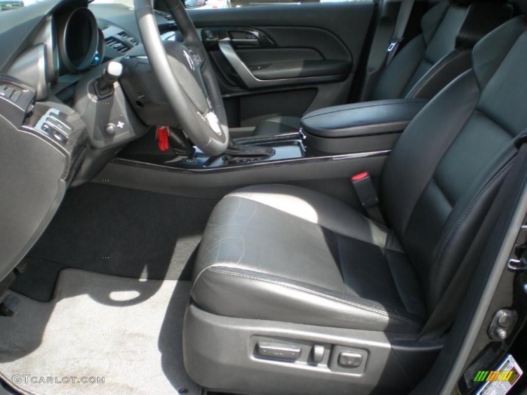 Ebony Interior 2009 Acura MDX Standard MDX Model Photo #48358450