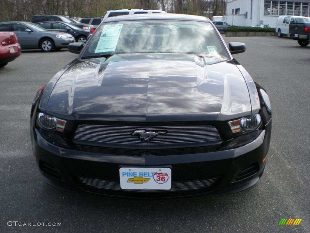 Black 2010 Ford Mustang V6 Premium Coupe Exterior Photo #48358774
