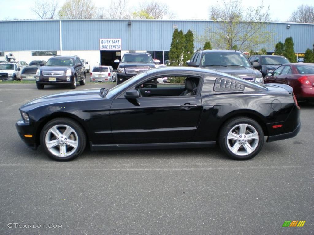 Black 2010 Ford Mustang V6 Premium Coupe Exterior Photo #48358807
