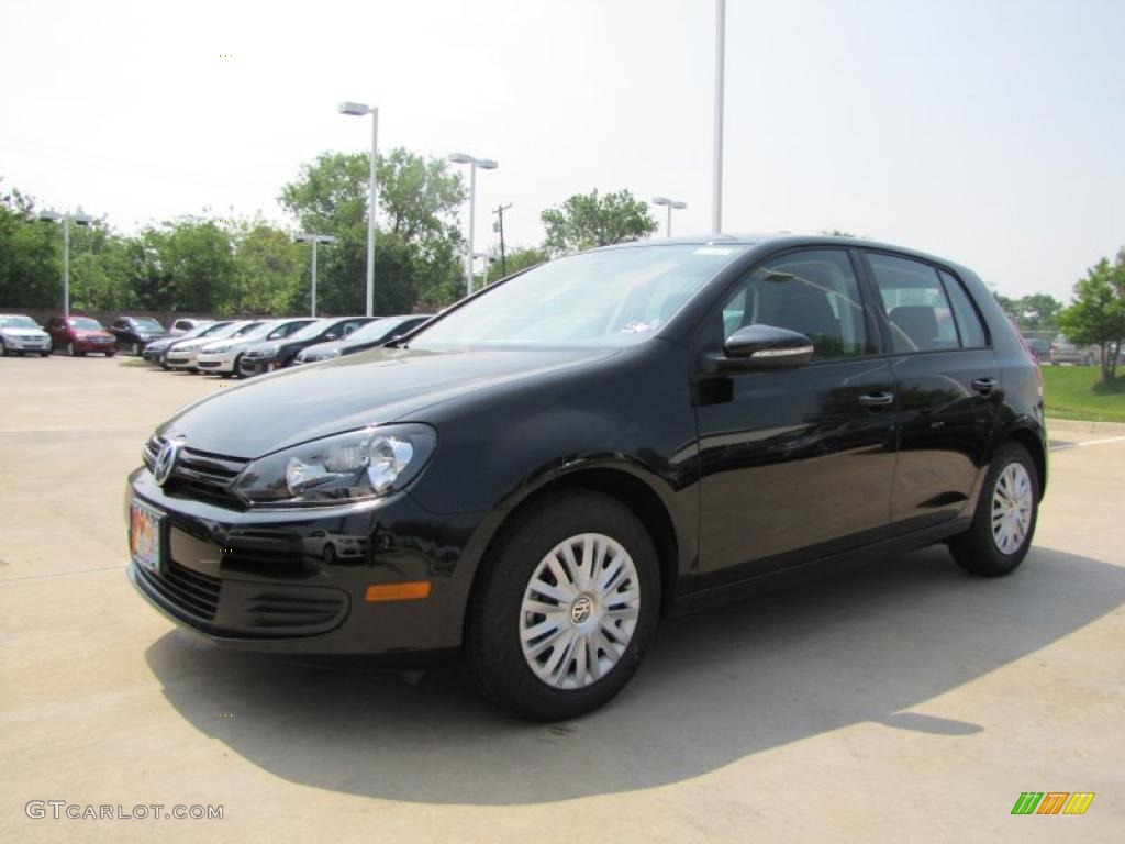 Black 2011 Volkswagen Golf 4 Door Exterior Photo #48360121