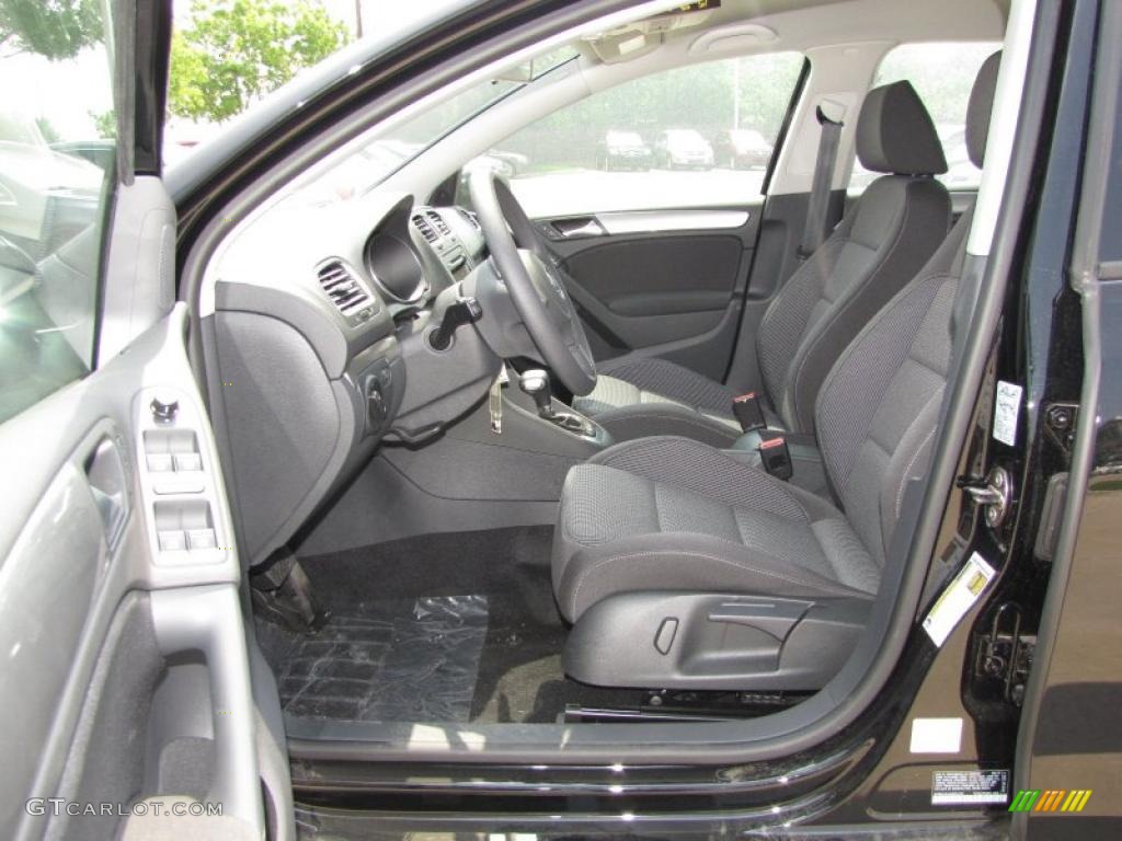 Titan Black Interior 2011 Volkswagen Golf 4 Door Photo #48360151
