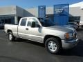 2006 Silver Birch Metallic GMC Sierra 1500 SLE Extended Cab 4x4  photo #1