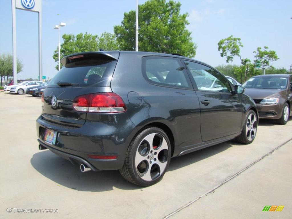 2011 GTI 2 Door - Carbon Steel Gray Metallic / Interlagos Plaid Cloth photo #2