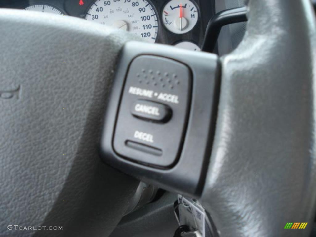 2006 Ram 1500 SLT Quad Cab 4x4 - Bright White / Medium Slate Gray photo #16