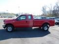2002 Red Clearcoat Ford F250 Super Duty XLT SuperCab 4x4  photo #4
