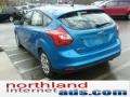 2012 Blue Candy Metallic Ford Focus SE 5-Door  photo #5