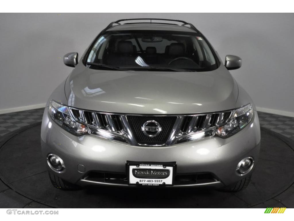 2009 Murano SL AWD - Platinum Graphite Metallic / Black photo #8