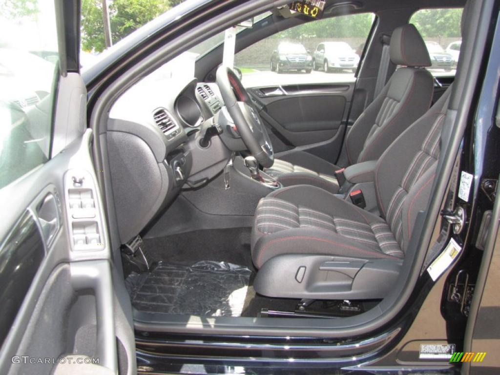 Interlagos Plaid Cloth Interior 2011 Volkswagen GTI 4 Door Photo #48361645
