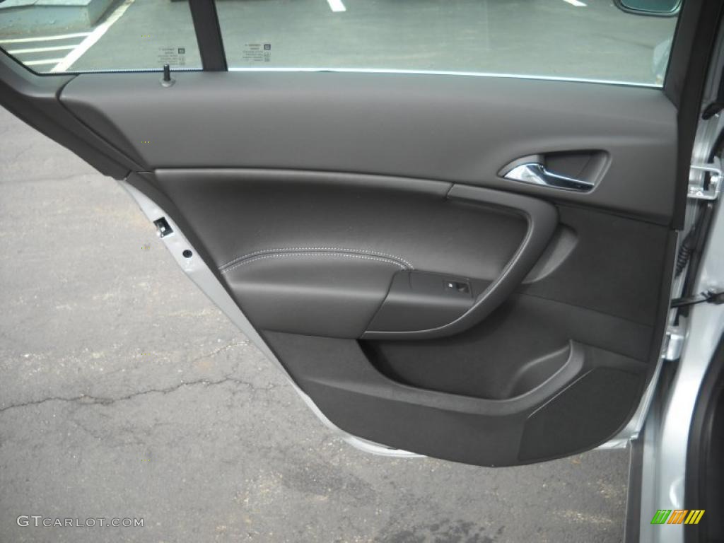 2011 Buick Regal CXL Ebony Door Panel Photo #48361888