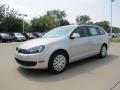 White Gold Metallic 2011 Volkswagen Jetta S SportWagen Exterior