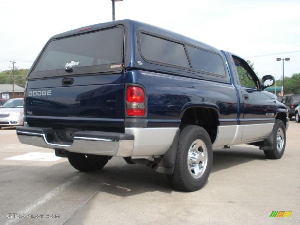 2001 Ram 1500 ST Regular Cab - Patriot Blue Pearl / Agate photo #5