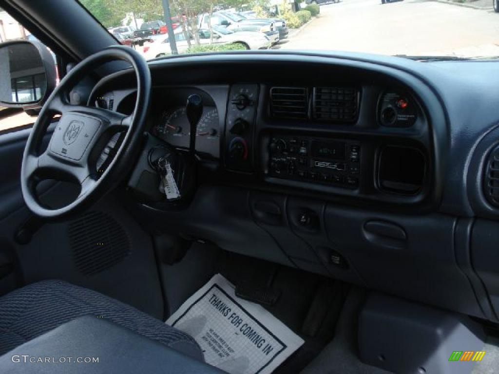 2001 Ram 1500 ST Regular Cab - Patriot Blue Pearl / Agate photo #17