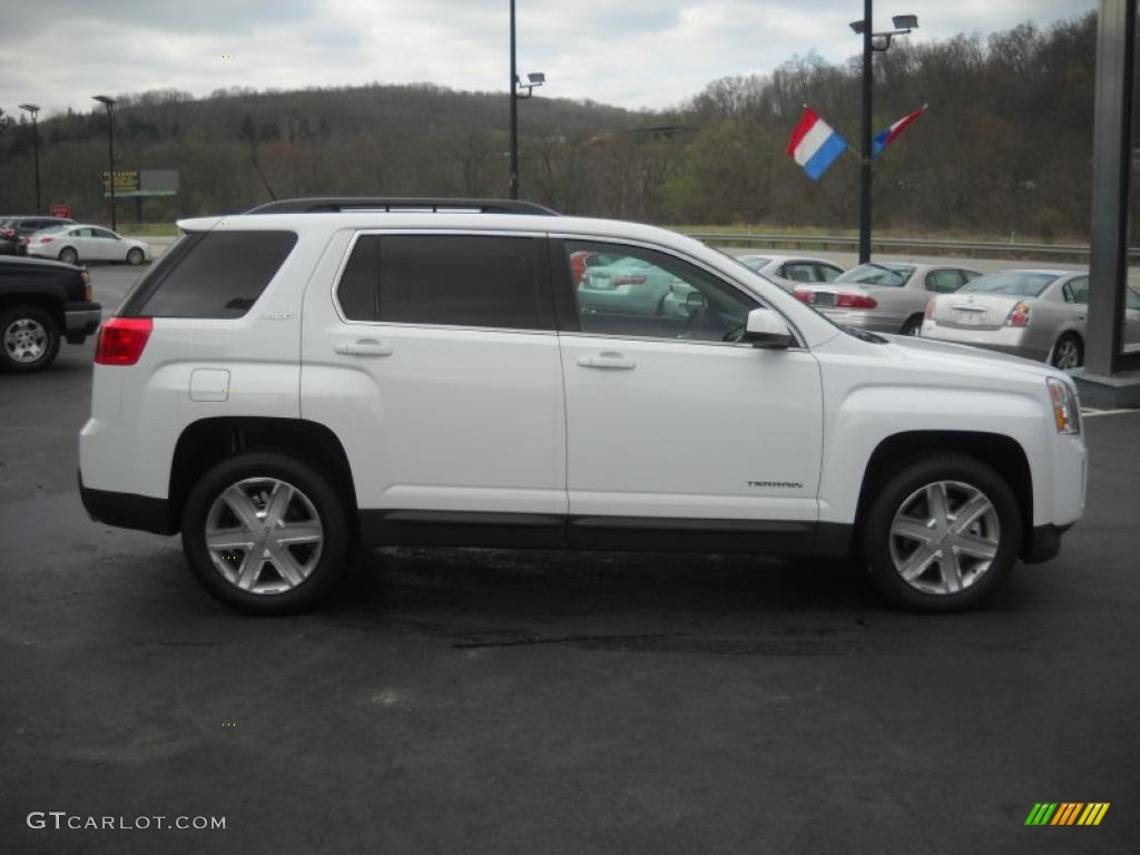 Olympic White 2011 GMC Terrain SLT AWD Exterior Photo #48362608