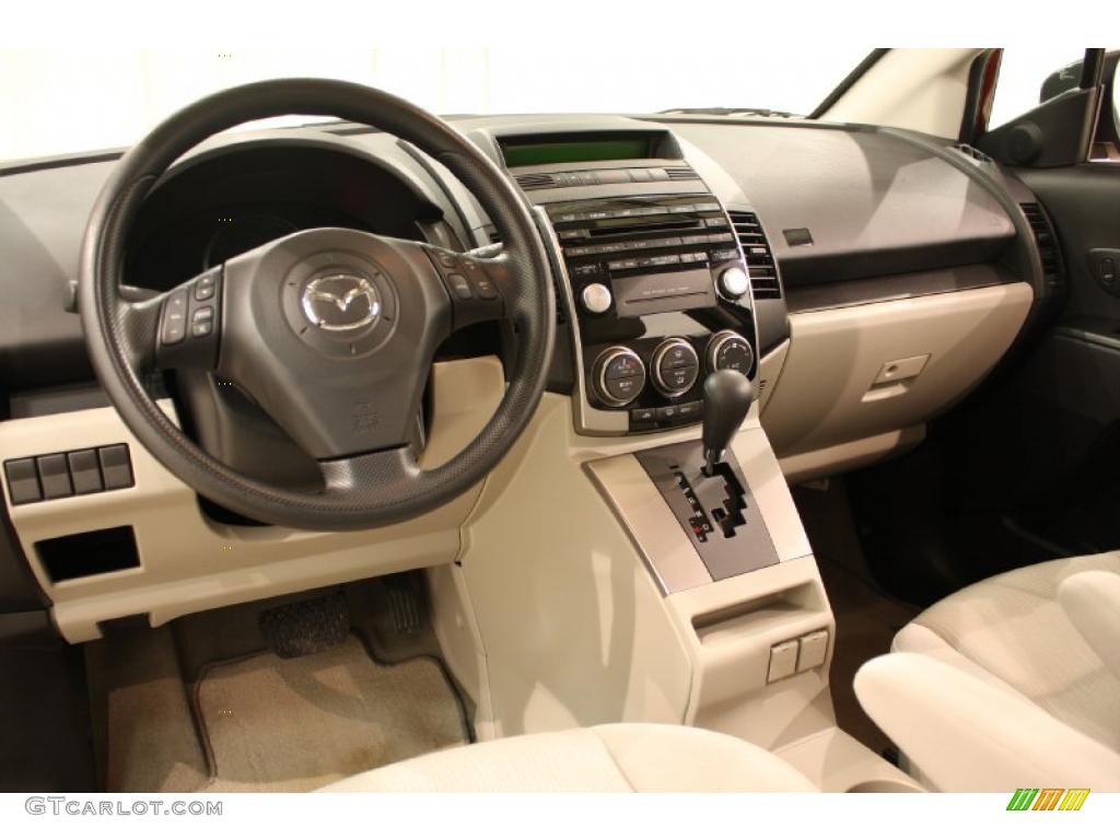 Sand Interior 2010 Mazda MAZDA5 Sport Photo #48363154