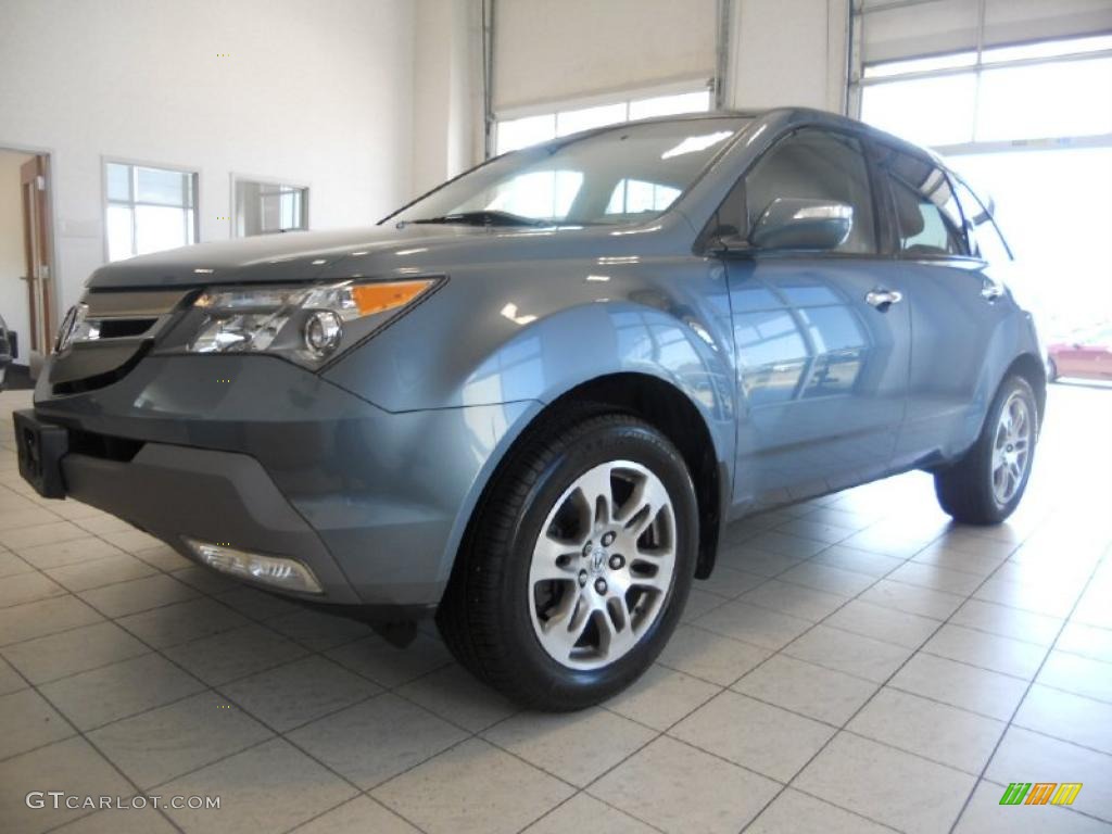 Steel Blue Metallic Acura MDX