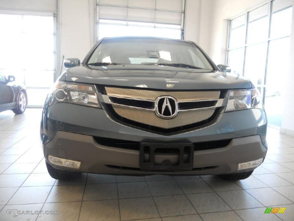 2007 MDX Technology - Steel Blue Metallic / Ebony photo #2