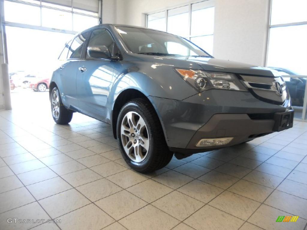 2007 MDX Technology - Steel Blue Metallic / Ebony photo #3