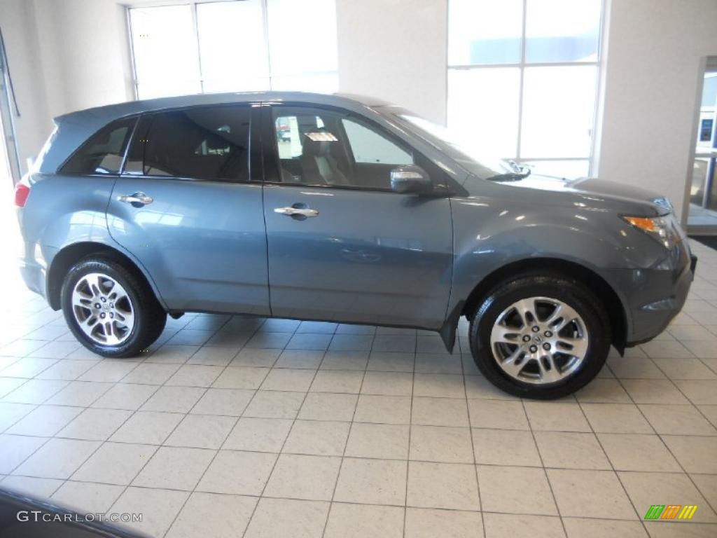 2007 MDX Technology - Steel Blue Metallic / Ebony photo #4
