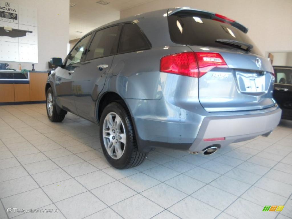2007 MDX Technology - Steel Blue Metallic / Ebony photo #7
