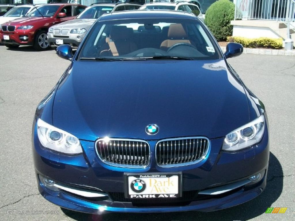 2011 3 Series 328i xDrive Coupe - Deep Sea Blue Metallic / Saddle Brown Dakota Leather photo #2