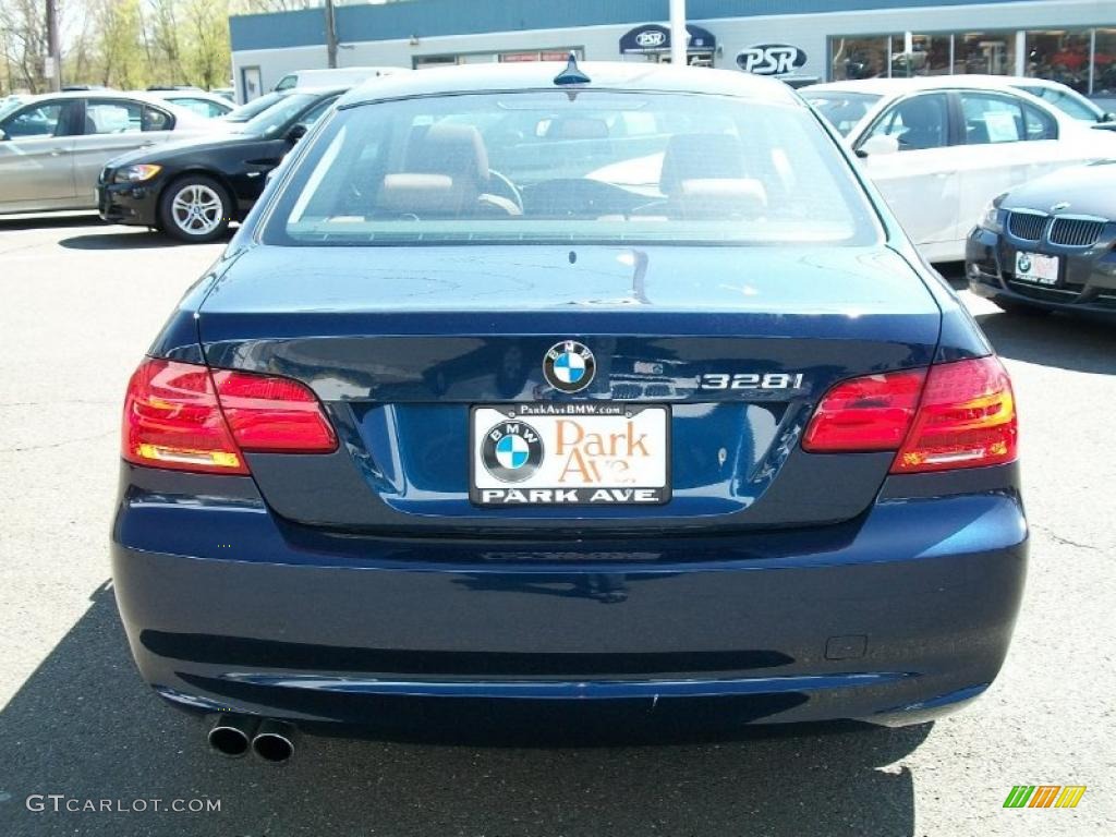 2011 3 Series 328i xDrive Coupe - Deep Sea Blue Metallic / Saddle Brown Dakota Leather photo #6