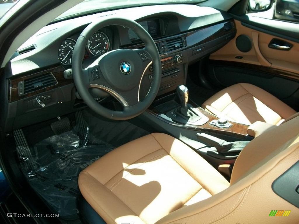 Saddle Brown Dakota Leather Interior 2011 BMW 3 Series 328i xDrive Coupe Photo #48364735