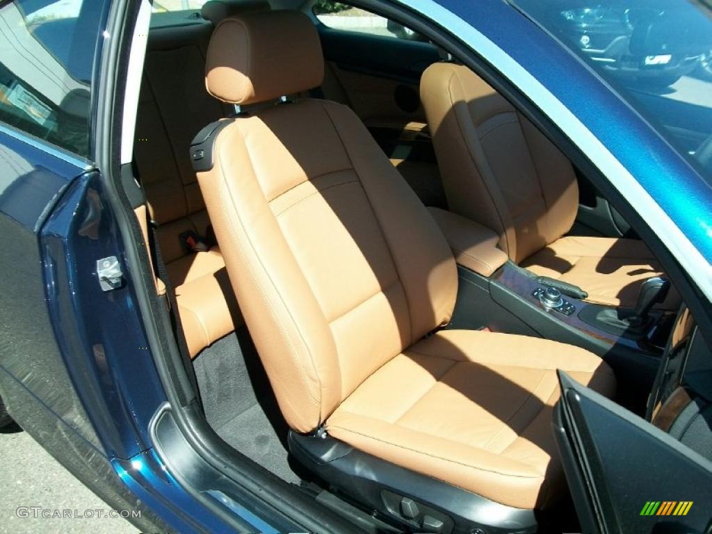 2011 3 Series 328i xDrive Coupe - Deep Sea Blue Metallic / Saddle Brown Dakota Leather photo #29