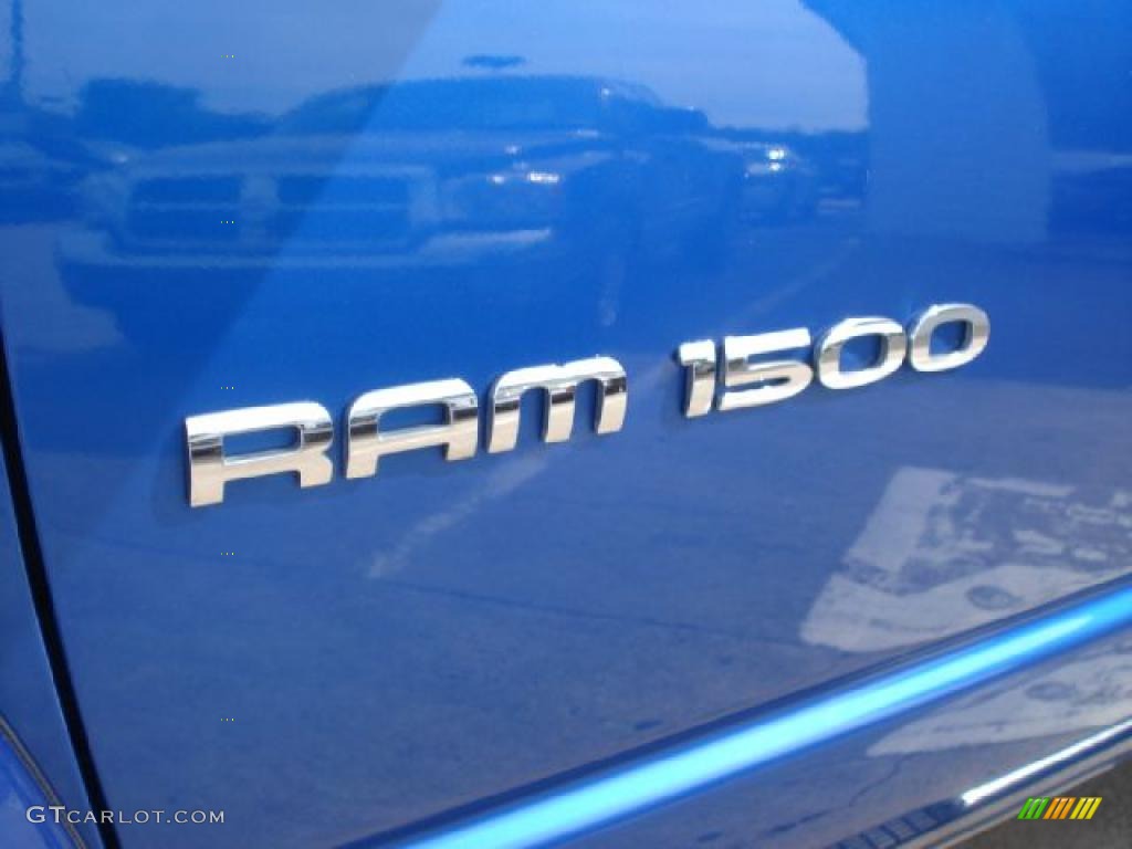 2007 Ram 1500 Sport Quad Cab 4x4 - Electric Blue Pearl / Medium Slate Gray photo #24