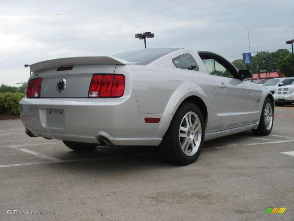 Satin Silver Metallic 2005 Ford Mustang GT Premium Coupe Exterior Photo #48365395