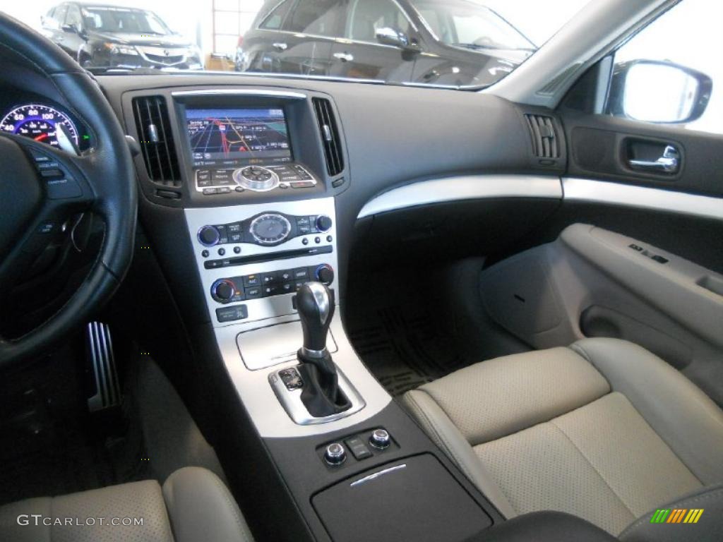 2009 Infiniti G 37 x S Sedan Stone Dashboard Photo #48365440
