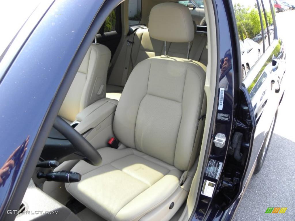 Almond/Black Interior 2010 Mercedes-Benz GLK 350 Photo #48366526