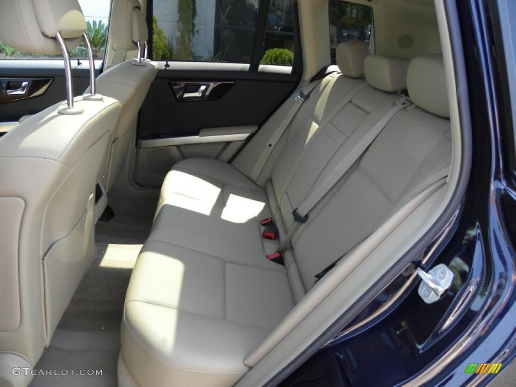 Almond/Black Interior 2010 Mercedes-Benz GLK 350 Photo #48366553
