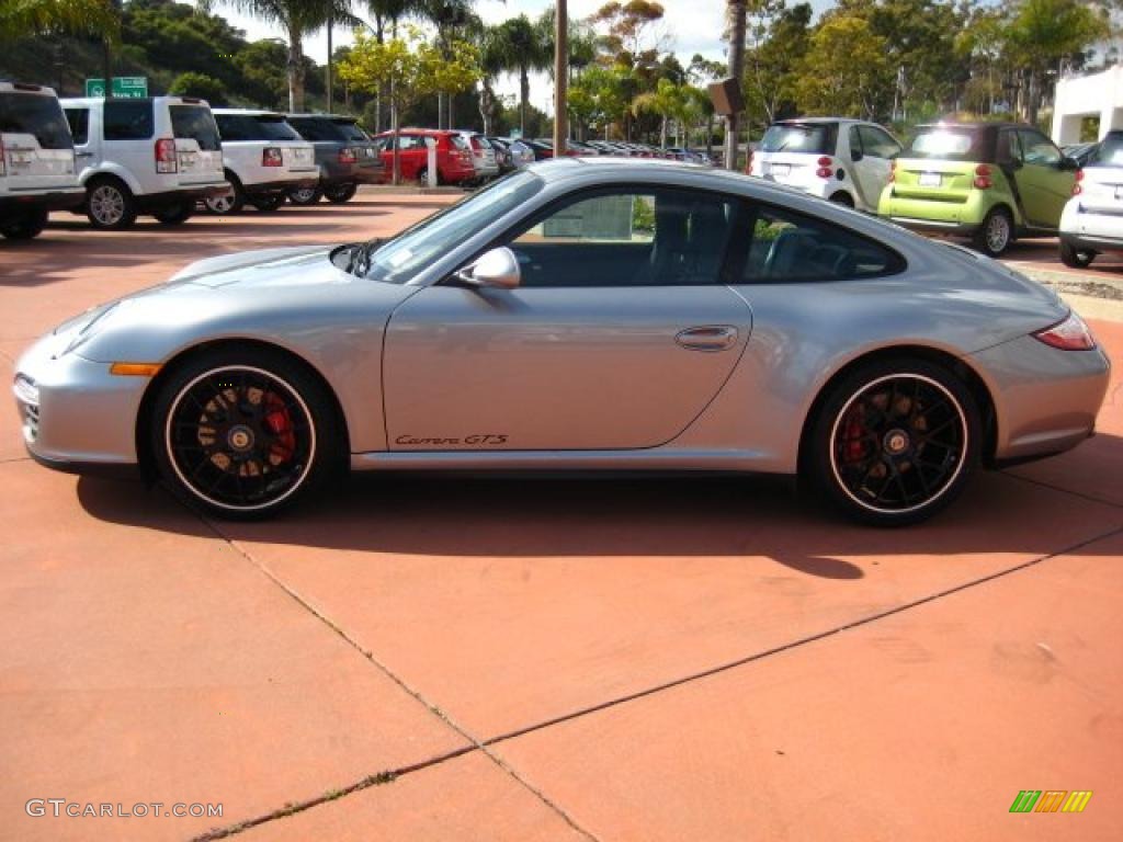 GT Silver Metallic 2011 Porsche 911 Carrera GTS Coupe Exterior Photo #48366940