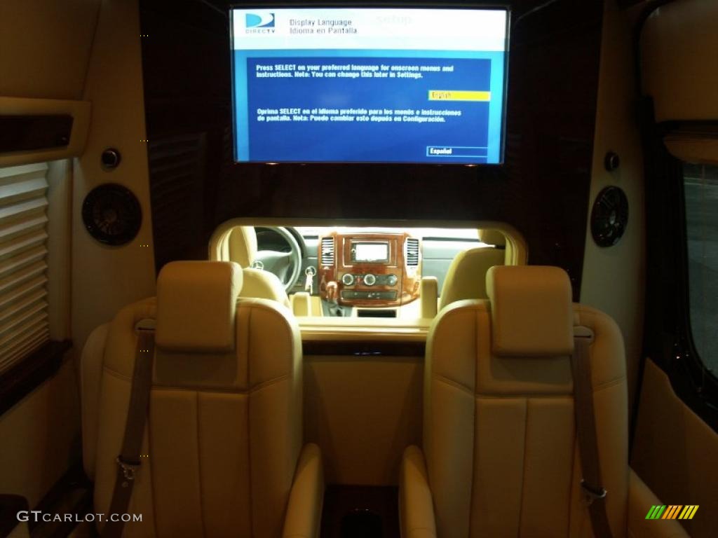 Beige Interior 2011 Mercedes-Benz Sprinter 2500 High Roof Passenger Conversion Van Photo #48367858